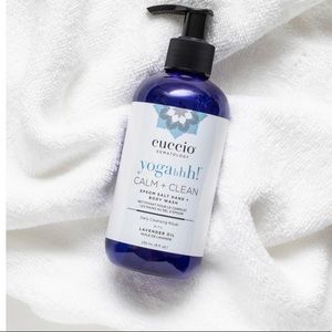 Cuccio Calm +clean epsom salt hand +body wash